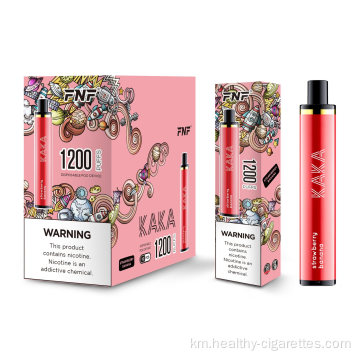 ក្លឹប Pod Kaka 1200 Puff បន្ថែម Vape